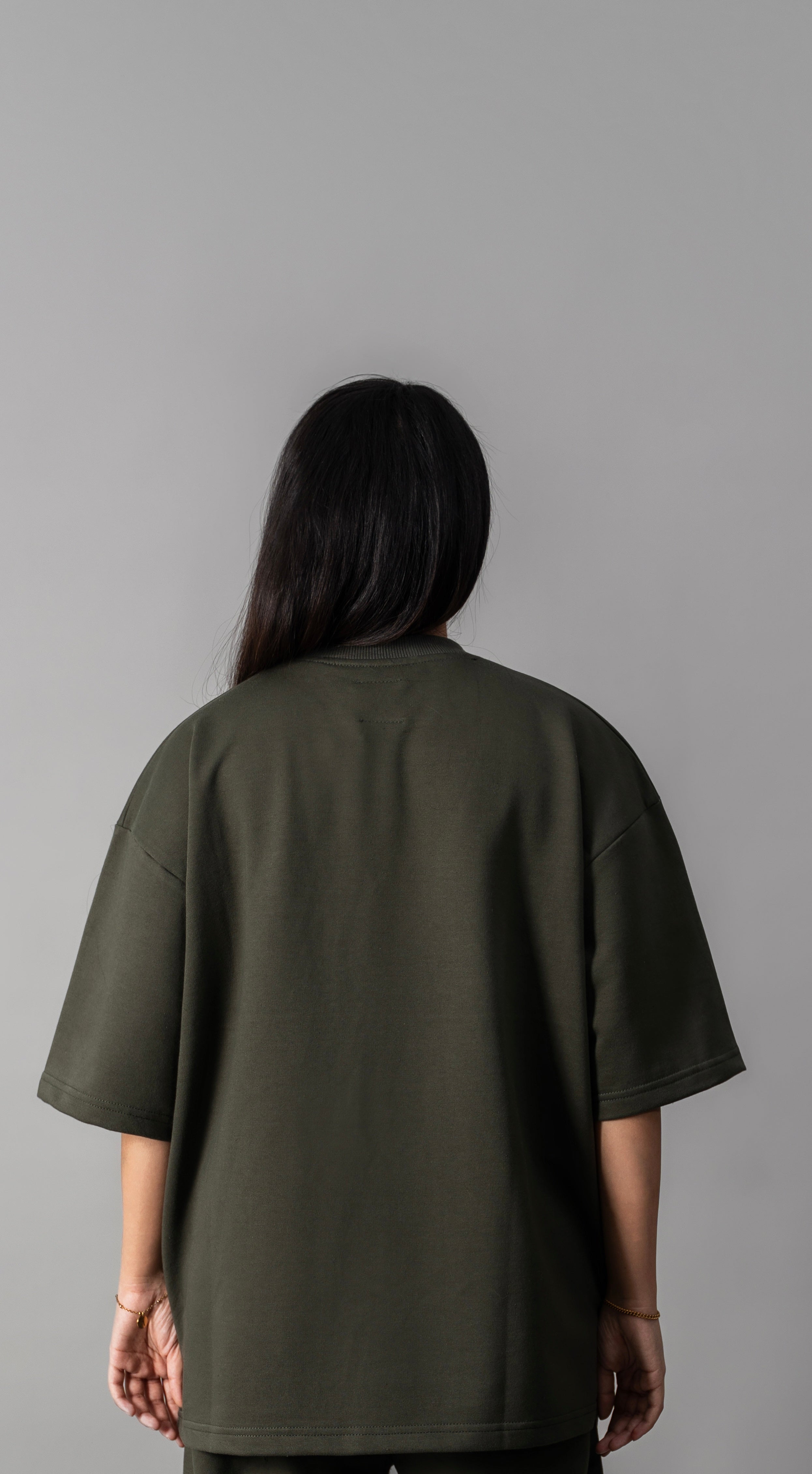 Olive Green Oversized T-shirt