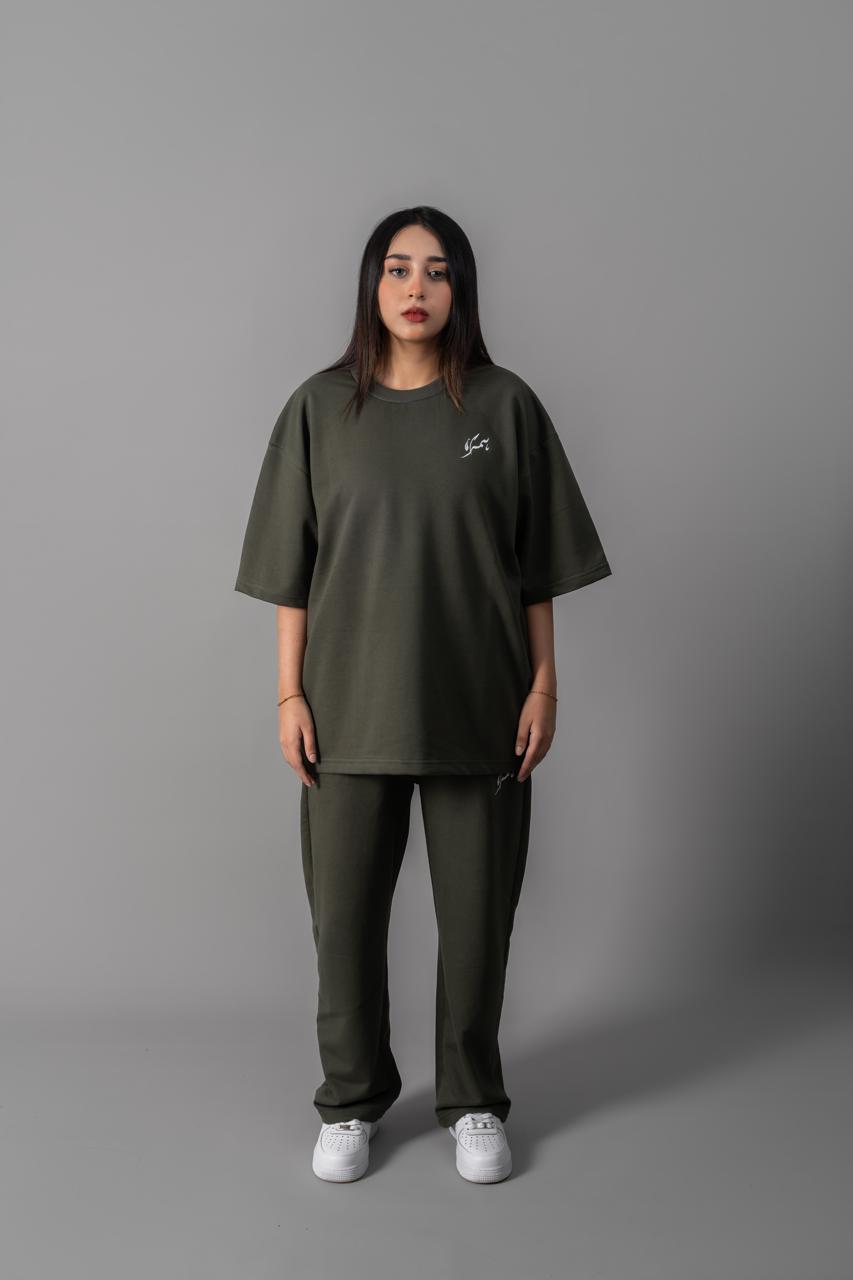 Olive Green Co-ord Set