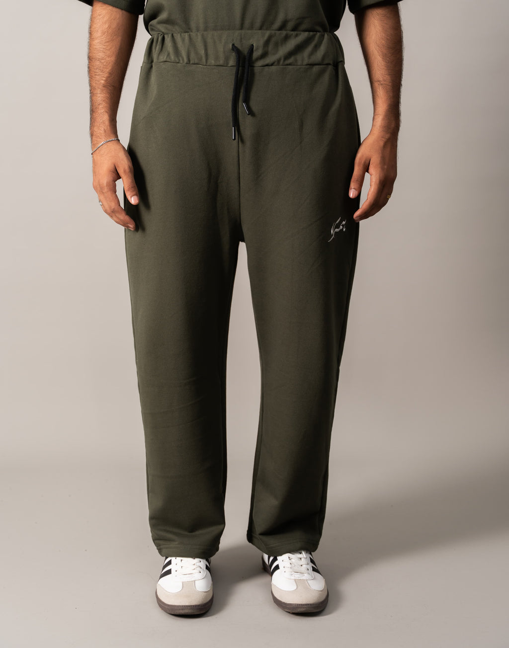 Olive Green Baggy Trouser