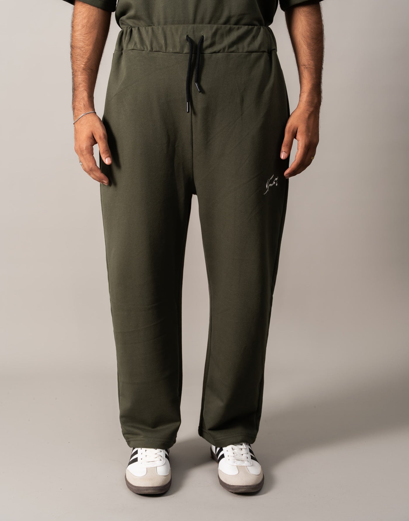 Olive Green Baggy Trouser