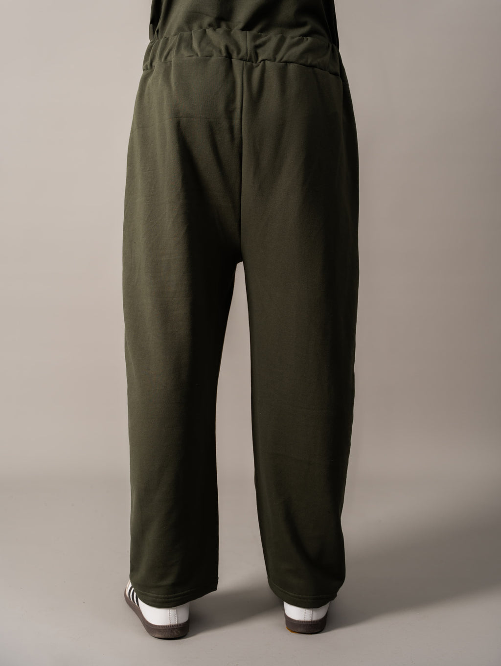 Olive Green Baggy Trouser