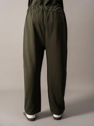 Olive Green Baggy Trouser
