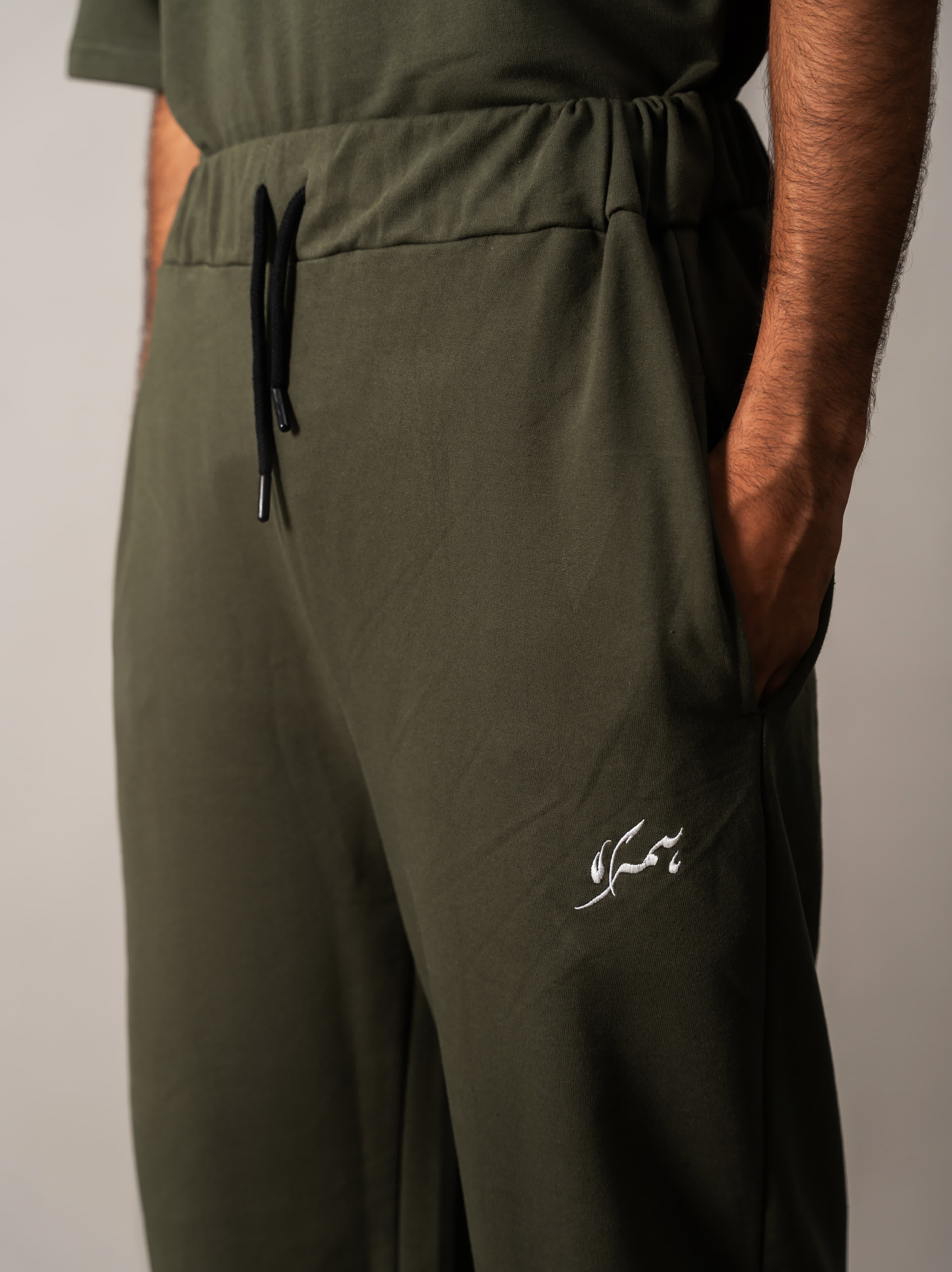 Olive Green Baggy Trouser